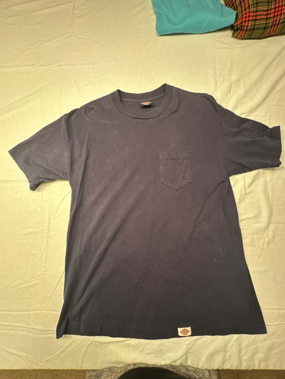 Dickies Men's Short Sleeve Pocket T-Shirt - Washed Navy